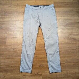 Bird Dogs Chino Pants Mens 36x32(30) Gray Unlined Slim Fit Golf Business Casual